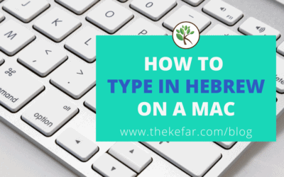 How to Type in Hebrew on a Mac